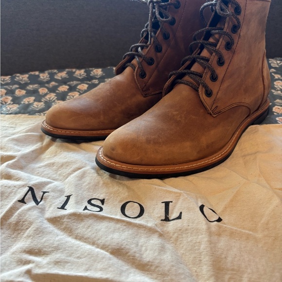 🤎 Nisolo Andrés All Weather Boot – Tobacco Leather – Men’s 8 and 9 (NWOB) - Picture 5 of 15